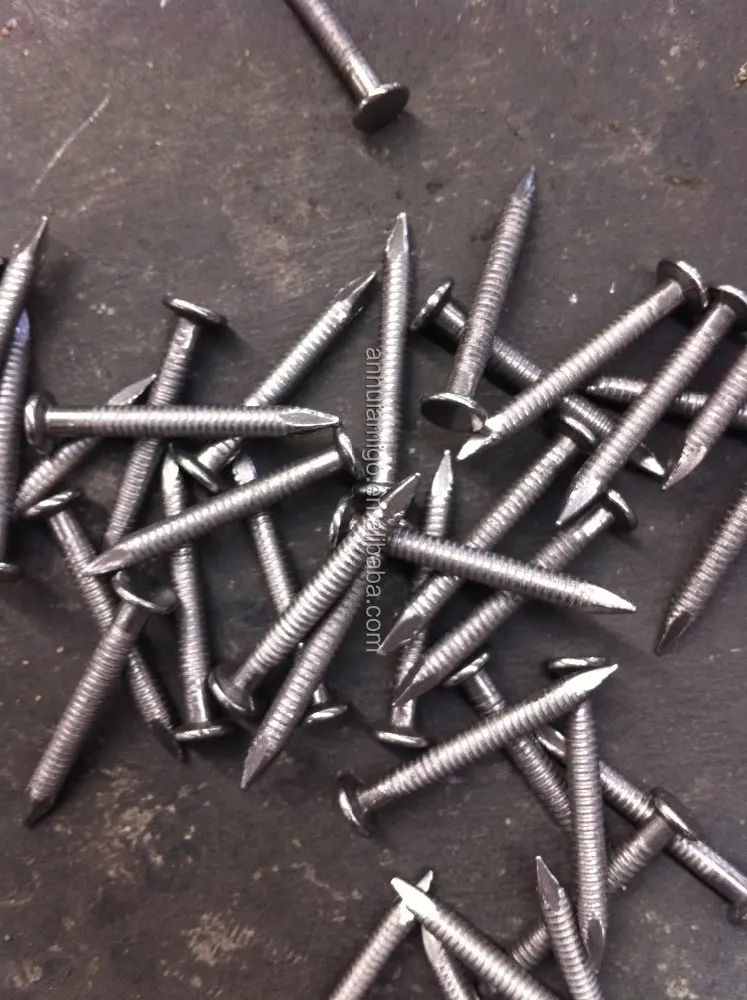 WOODEN PALLET LOOSE NAILS/BULK NAILS 2.3X50,2.8X65,2.8X75MM RING/SCREW/SMOOTH SHANK, DIAMOND/CHISEL/BLUNT POINT, BRIGHT POLISH
