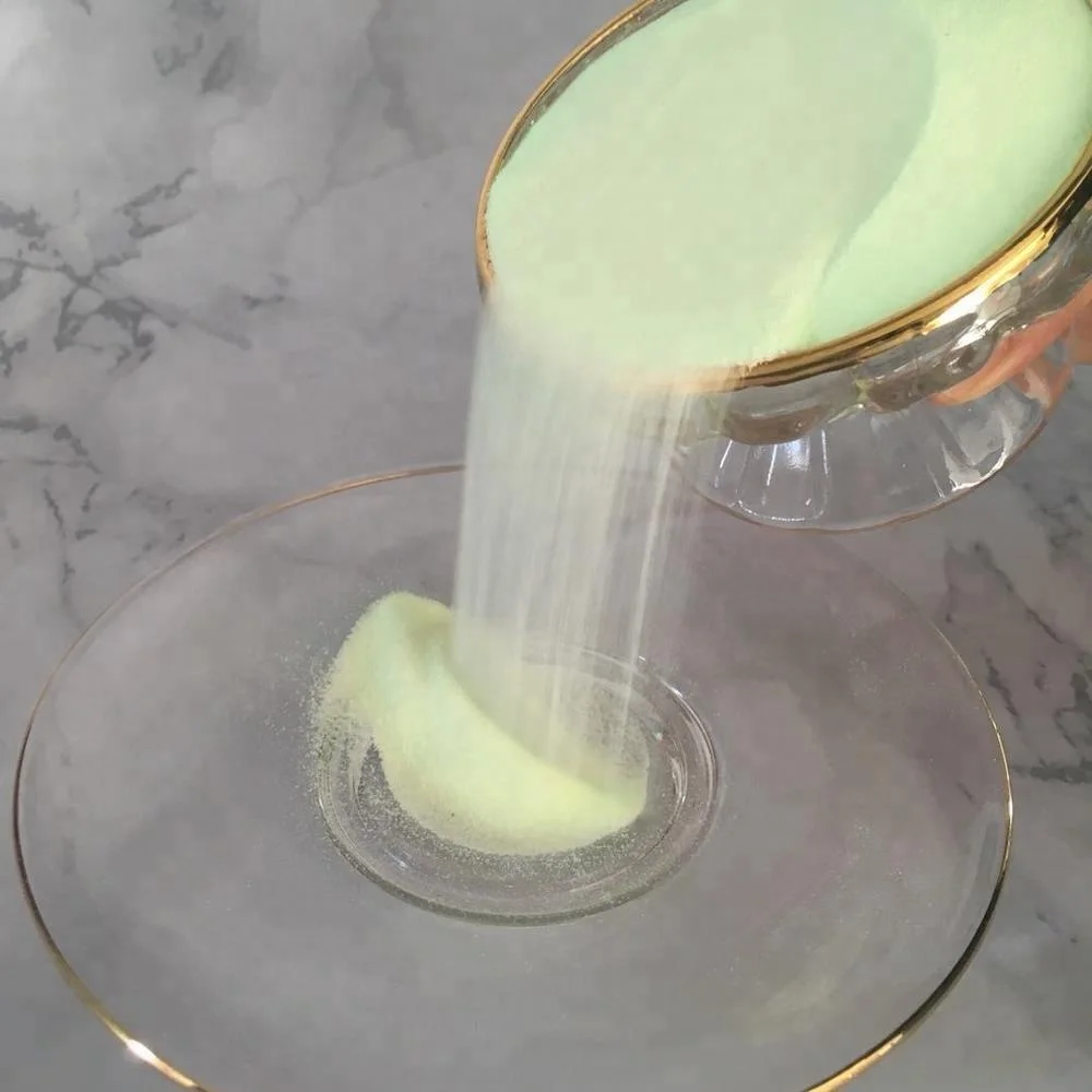 Long Effect Waterproof Yellow-green Photoluminescent Pigmen Glow in the Dark Powder WJPG-364 for Injection Molding