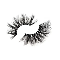 Crown Lashes manufacturer 2019 wholesale Luxury Packaging Box Siberia  Mink Eyelashes 3D M25 25mm Lashes Vendor