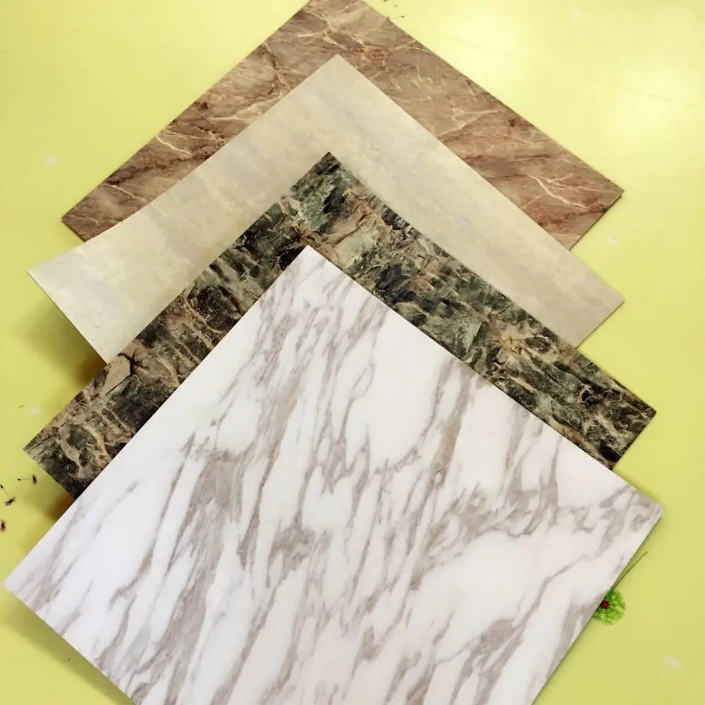 Self-Adhesive PVC Vinyl Floor Tiles / PVC Vinyl Flooring with Sticker