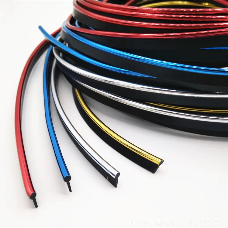 
 5 м молдинговая отделка для приборной панели, кромка двери, универсальный Стайлинг автомобиля, полоски для украшения интерьера, аксессуары для интерьера автомобиля  