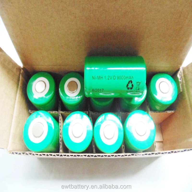 D9000 1.2v ni-mh Rechargeable Ni-mh Battery 9000mAh prismatic batteries
