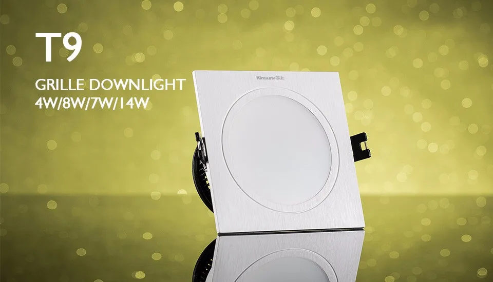 Waterproof Led Downlight Single / Double head LED square downlight