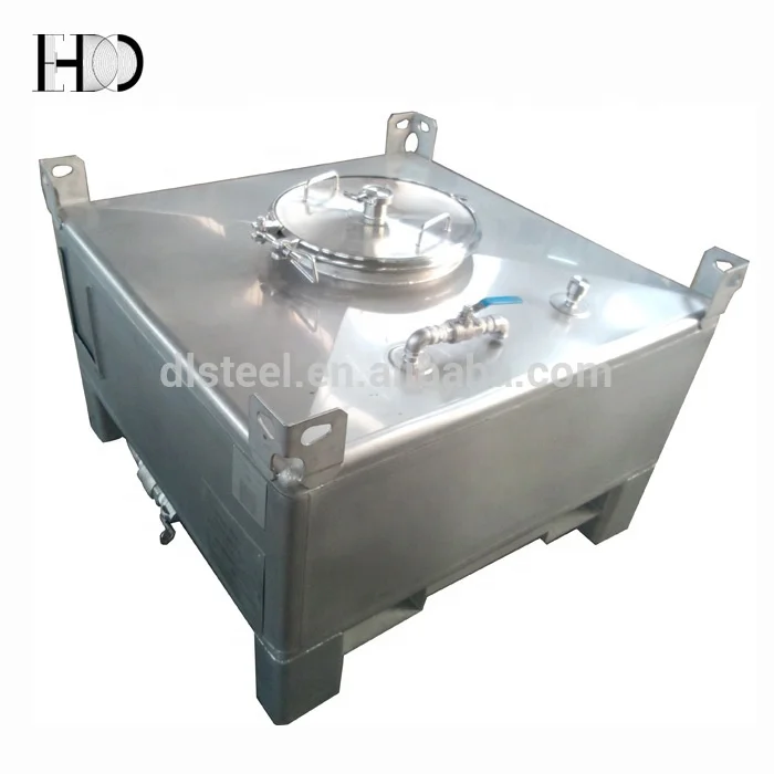 
custom 500L stainless steel wine tote IBC tank container 