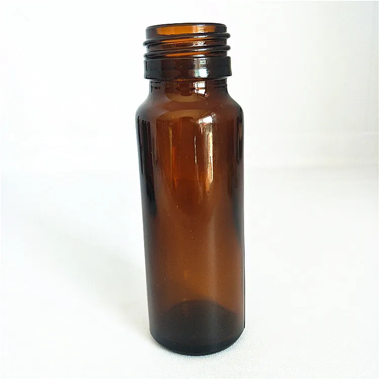 20ml   pharmaceutical oral liquid amber glass bottles with stopper and aluminium cap
