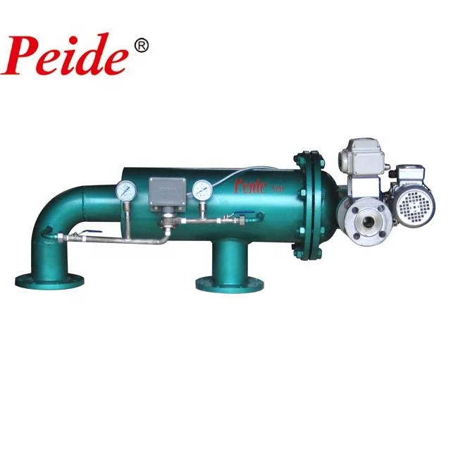 250 micron auto cleaning brush filter automatic back flush self cleaning filter