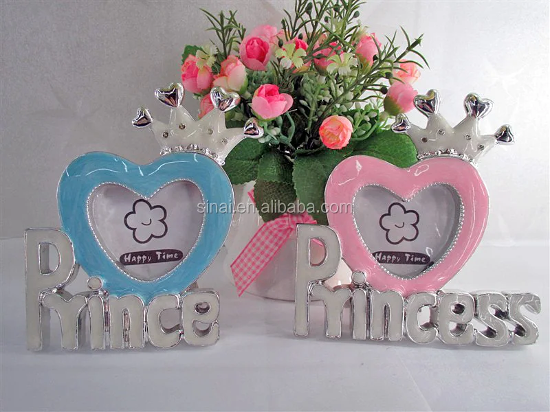 Prince and Princess Baby Resin Photo Frame