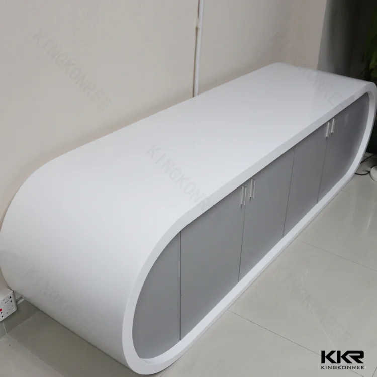 Artificial stone acrylic solid surface office table executive ceo desk office desk