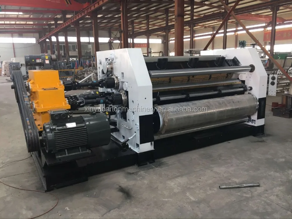 2ply corrugated cardboard making single facer machine