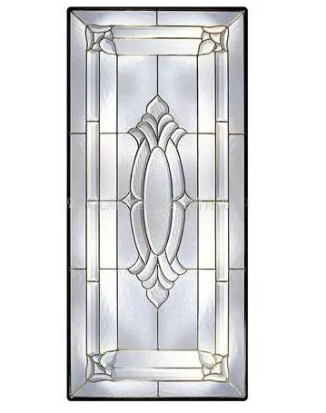 2018 hot customized beveled stained glass panel for window door