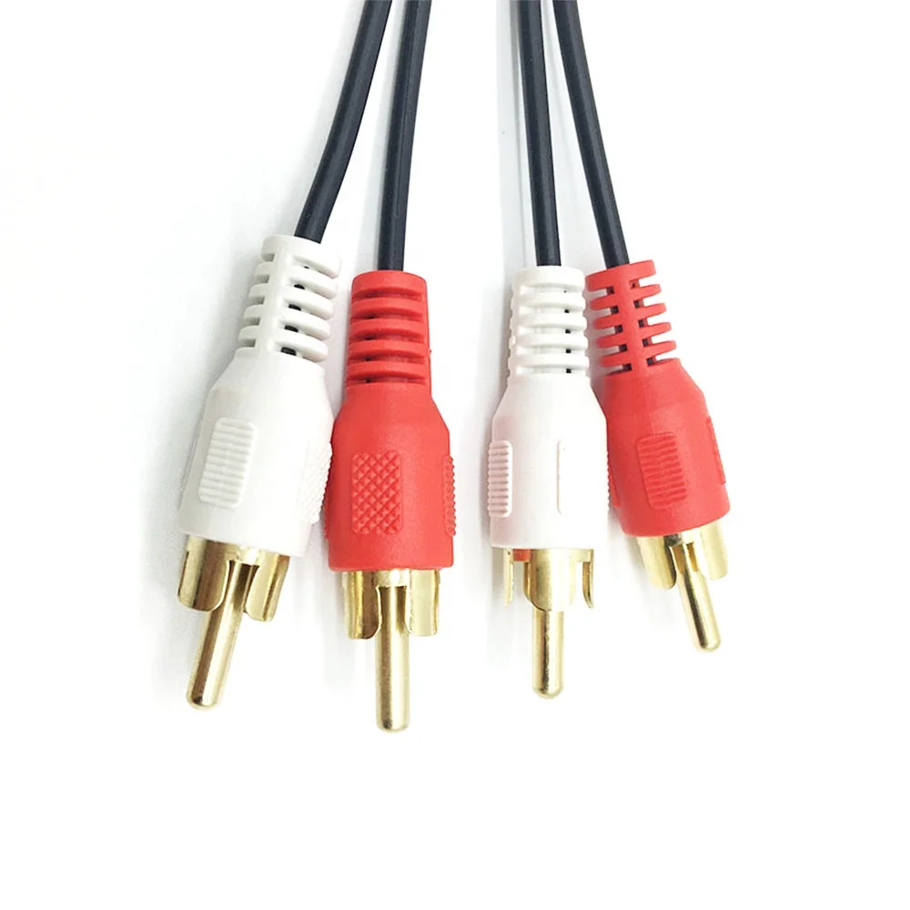 
Audio Y Cable Splitter 2RCA Plugs 3.5mm Jack Female Stereo to RCA Adapter Cable Audio Cable for Speaker 