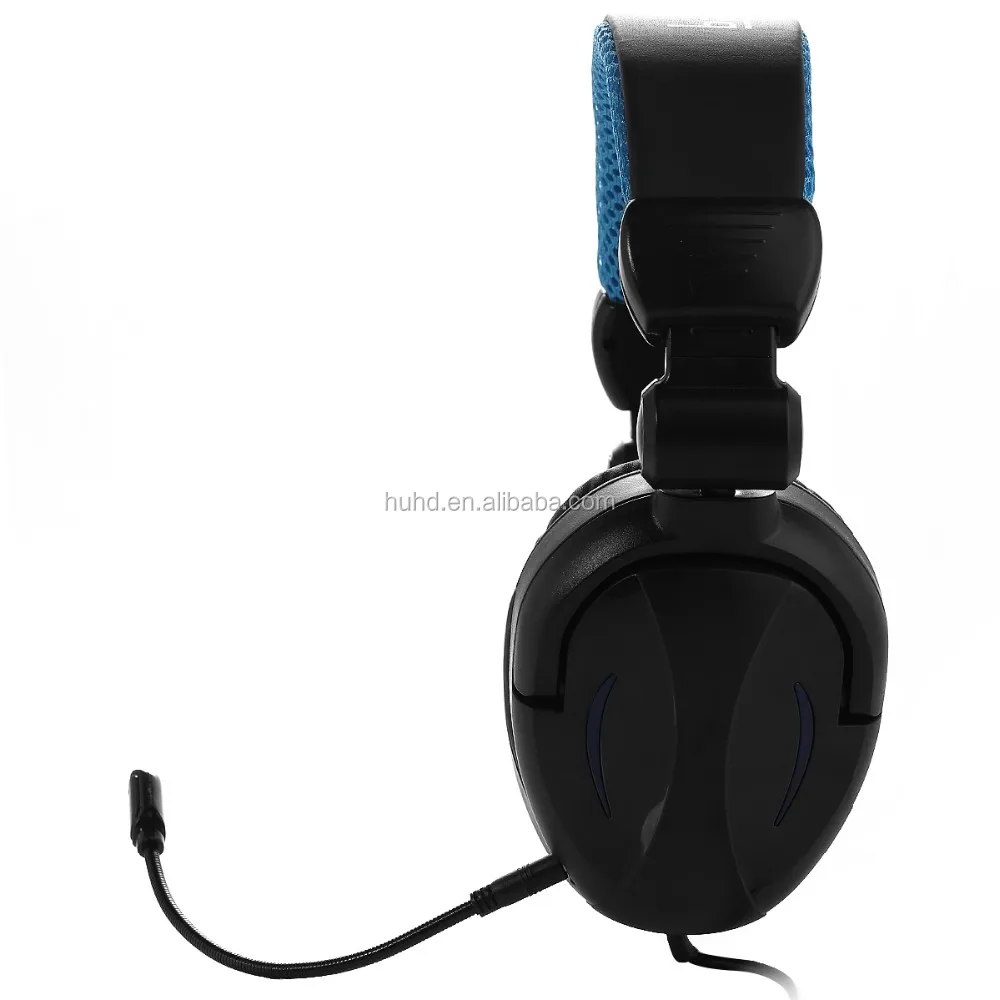 Hot sell wired video gaming stereo Headset detachable Mic game headphone for PlayStation 4 Xbox one PC Mobile Tablet