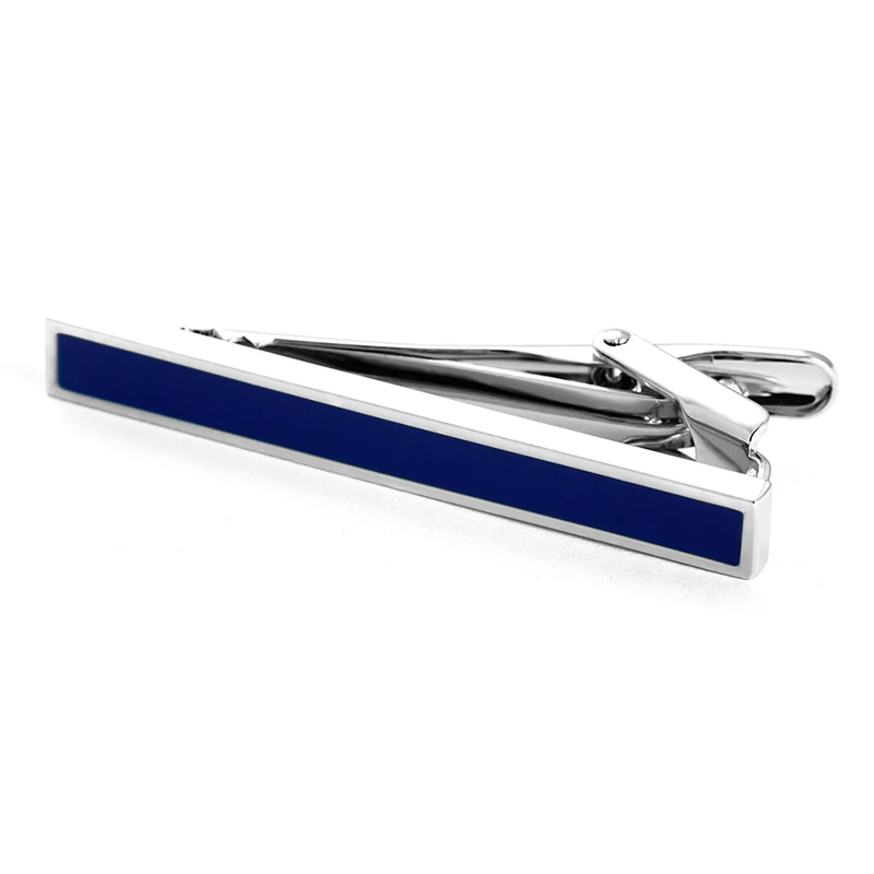 Navy blue enamel bar tie bar clip aircraft men tie clip