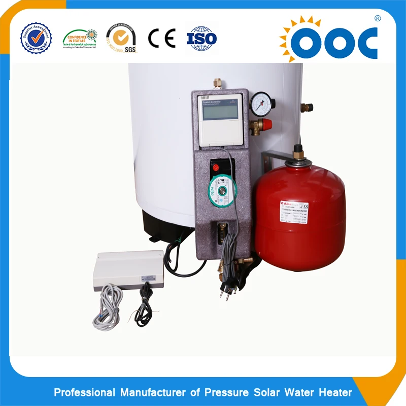 High pressurized split solar water heater 500 liter boiler