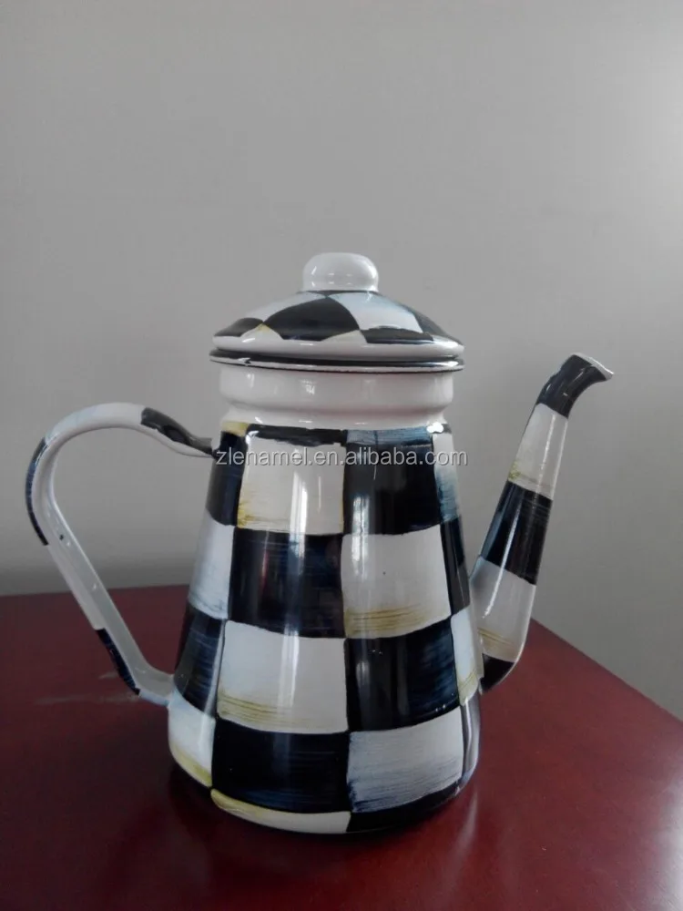 
RED Enamel Coffee pot/Enamel Teapot/ Emaye Caydanlik 