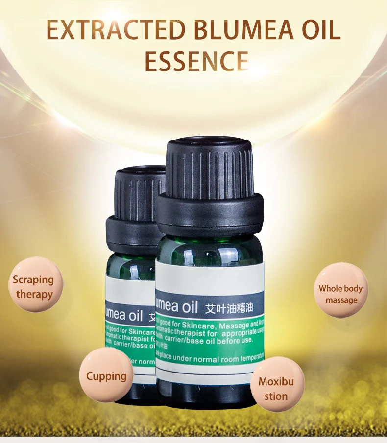 Pure organic Beauty Aromatherapy essential oils:Blumea oil,wormwood oil