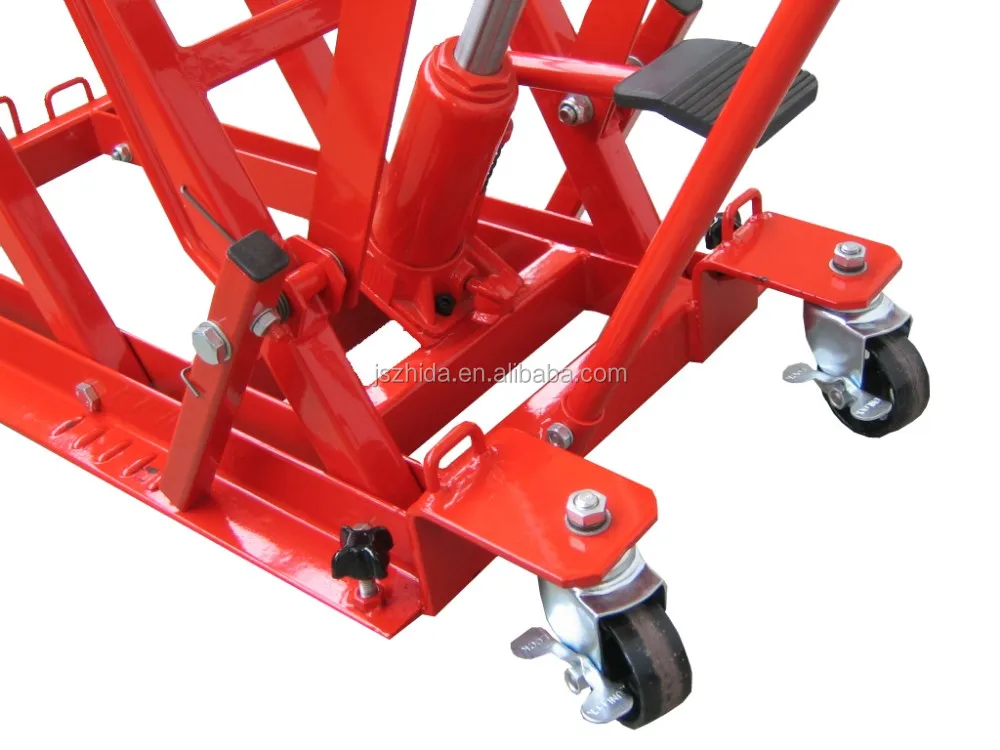
Workshop Repair Tools 1500LB Hydraulic ATV/Motorcycle Lift Jack 