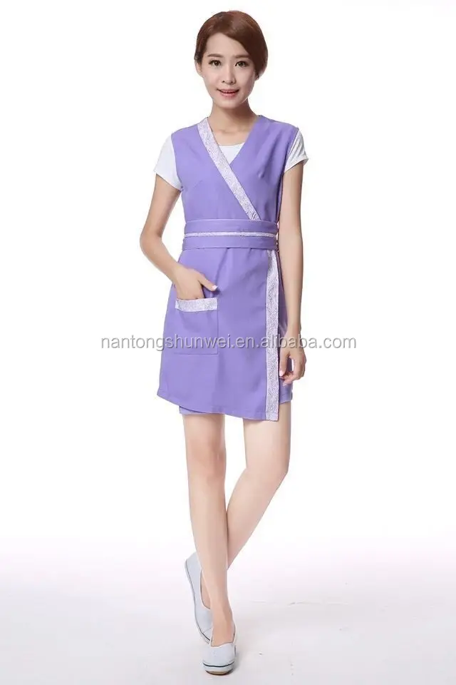 beautician dressing haircut dresser nail dresser apron and dressing