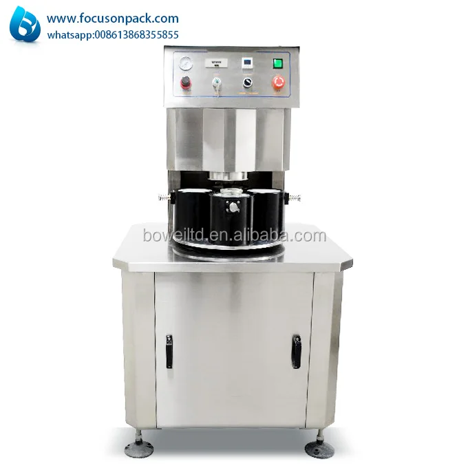 Semi Automatic Twist Off  Vacuum Manual Bottle Capping Machine