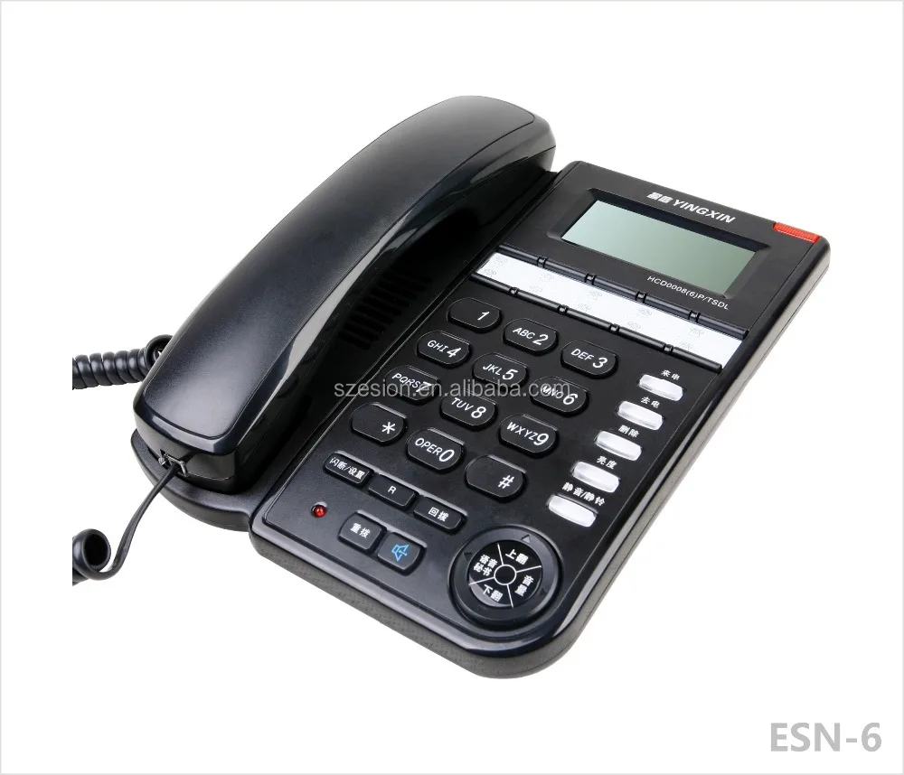 ESN-6 Corded desktop caller ID telephone home telephone office telephone landline phone