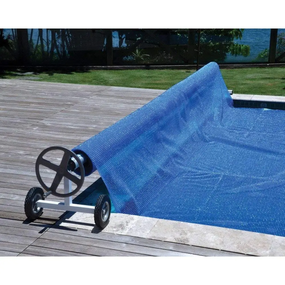 
Cleanwell Wholesale High Quality swimming pool stainless steel cover reel with aluminum pole roller 