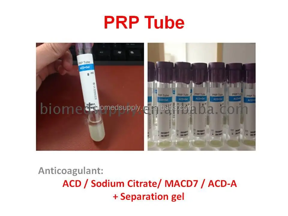 BEMEDIKPRP CE Certified 15ml prp tube with sodium citrate with gel sodium citrate
