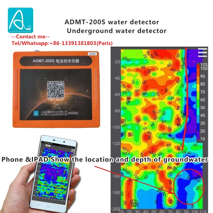 3D Long range ADMT-30K 0-30M Mobile Phone Cavity Detector Archaeology Detector Diamond Detector