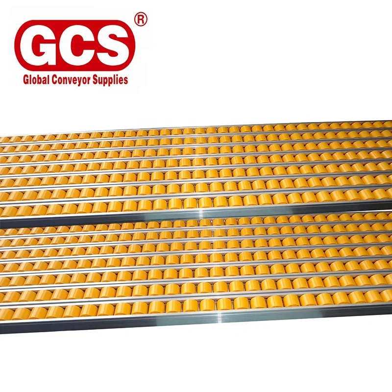 Metal frame skate wheel track roller flow conveyor