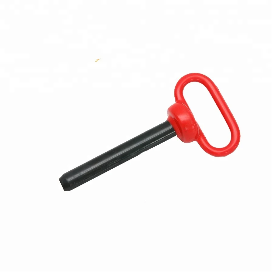 Professional manufacture tractor red head hitch pin with clip pin