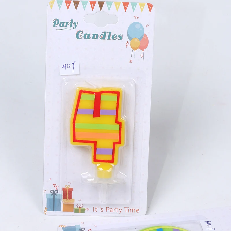 High Quality Number 0 to 9 Birthday Candle For Kids