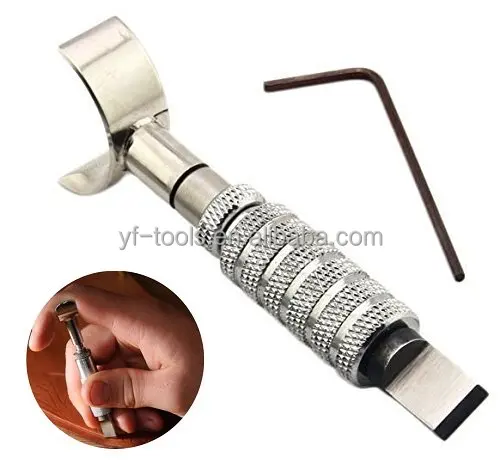 YIFENG DIY Leather Carving Tool Adjustable Swivel Knife leather craft tools hand