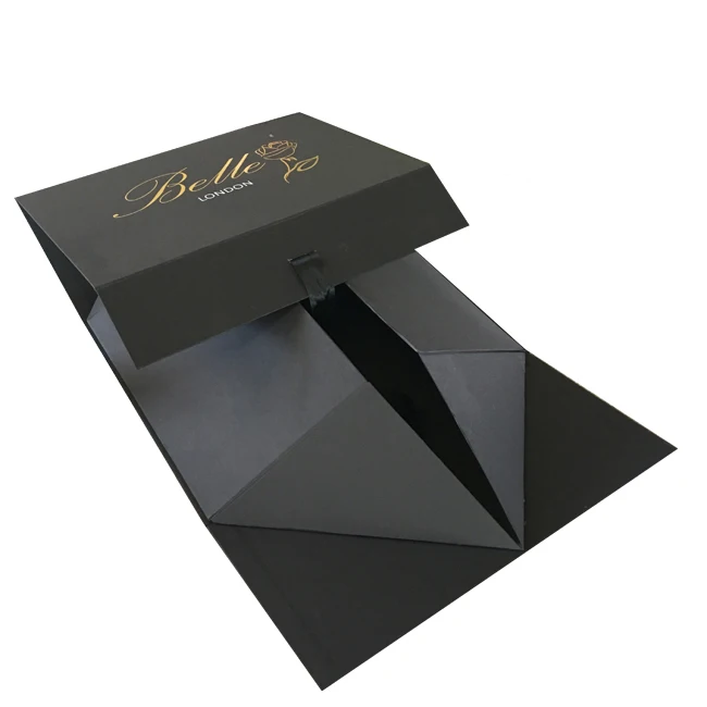 Custom Cardboard Refinishing Cosmetic Folding Lacquer Wholesale Tube Luxury Black Box For Tv With Eva Insert