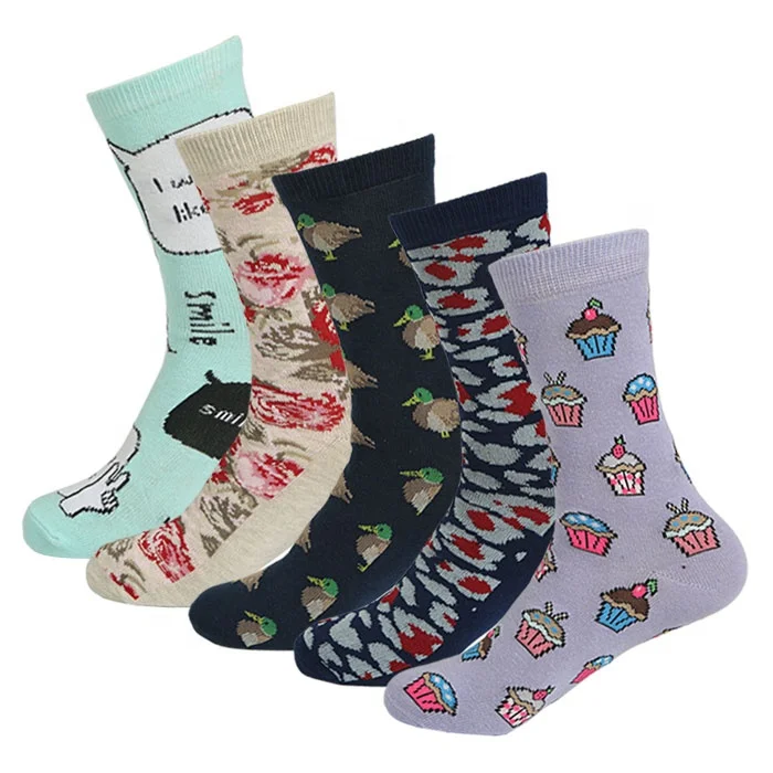 Zhuji product strip adult long cotton sock lady boat socks women crew socks from zhuji