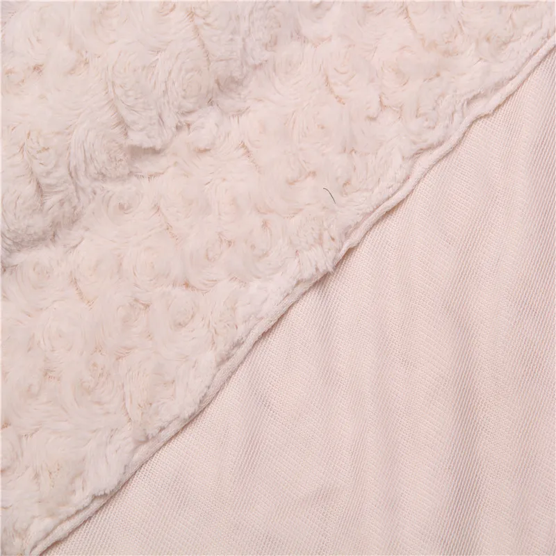
Wholesale Rose Print Pv Fleece Fabric for Blanket Toy 