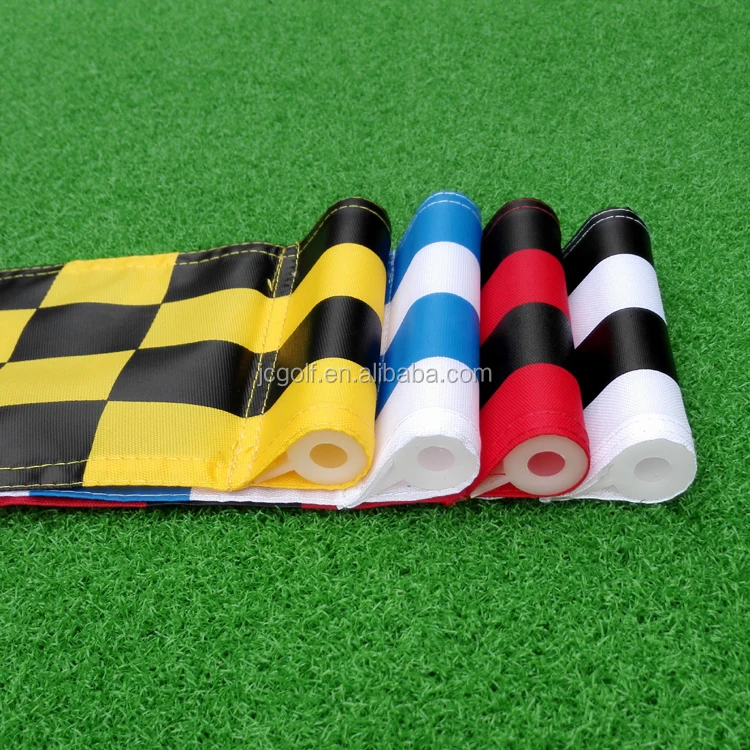 for mini golf course used with tube inside 18 x 12 cm checks golf flags