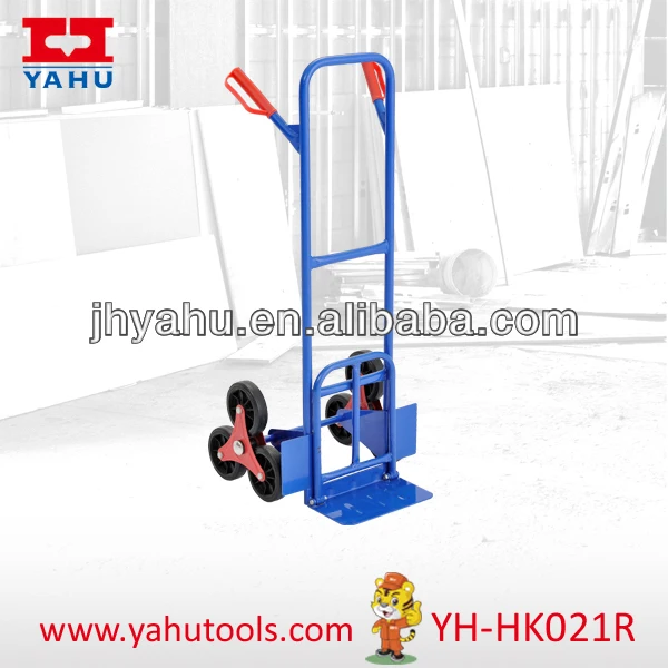 Шестиколесная ручная тележка для подъема лестниц, гидравлический насос, ручной поддон