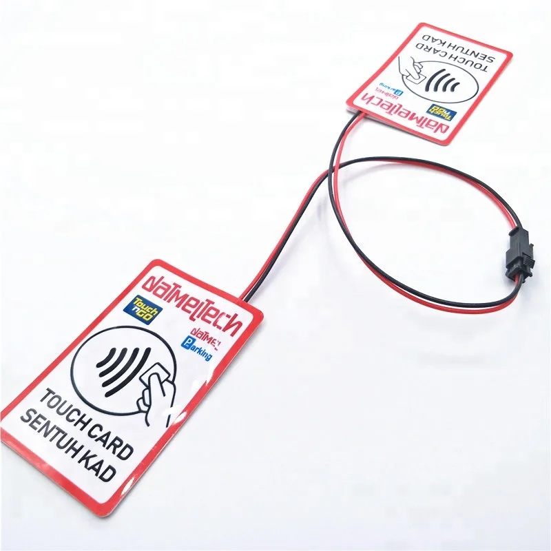  Пустой белый размер карты банка rfid range extender светодио дный светодиодной подсветкой для системы оплаты