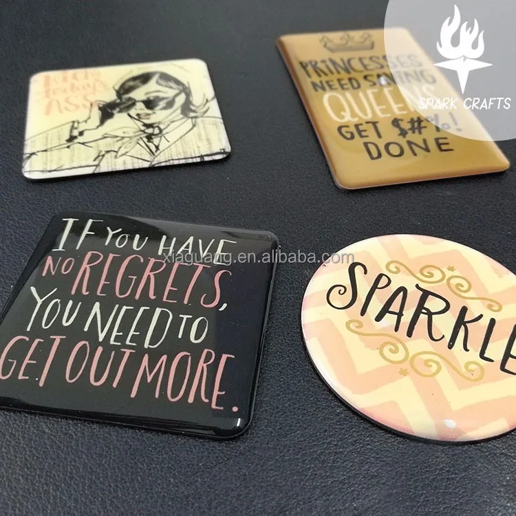 Christmas Custom resin fridge magnets