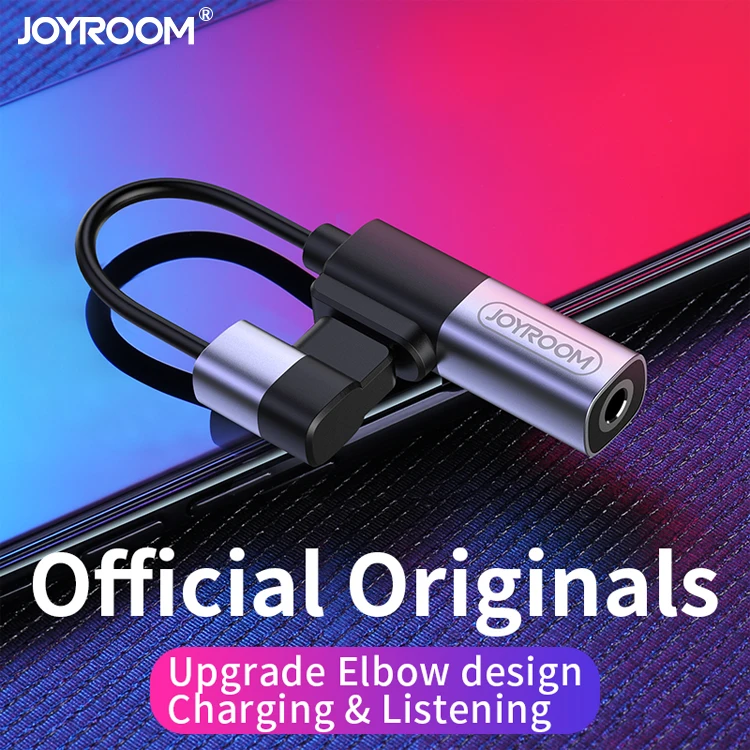 
Joyroom usb type c to type c charging port and 3.5mm Jack aux adapter splitter cable 