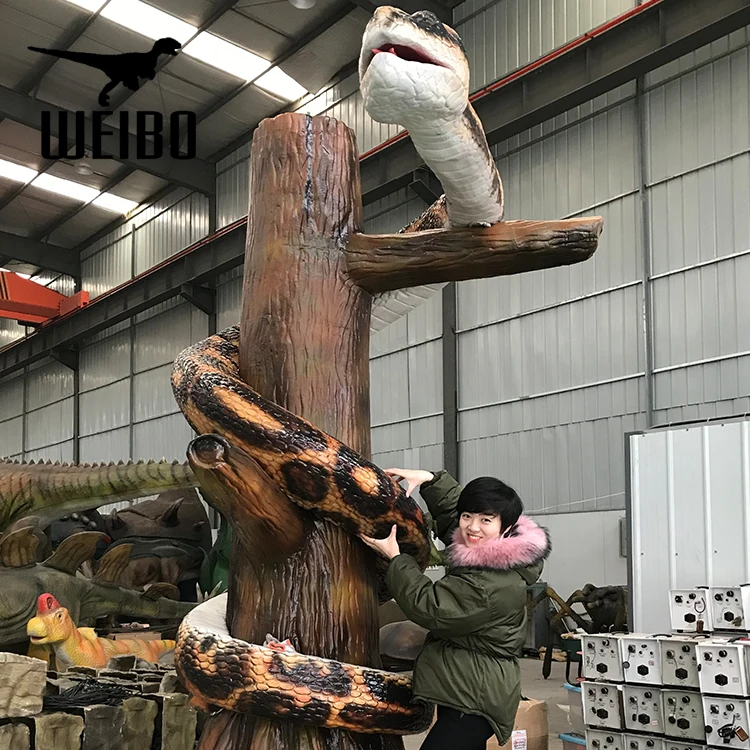 Remote control animatronic animal robot snake