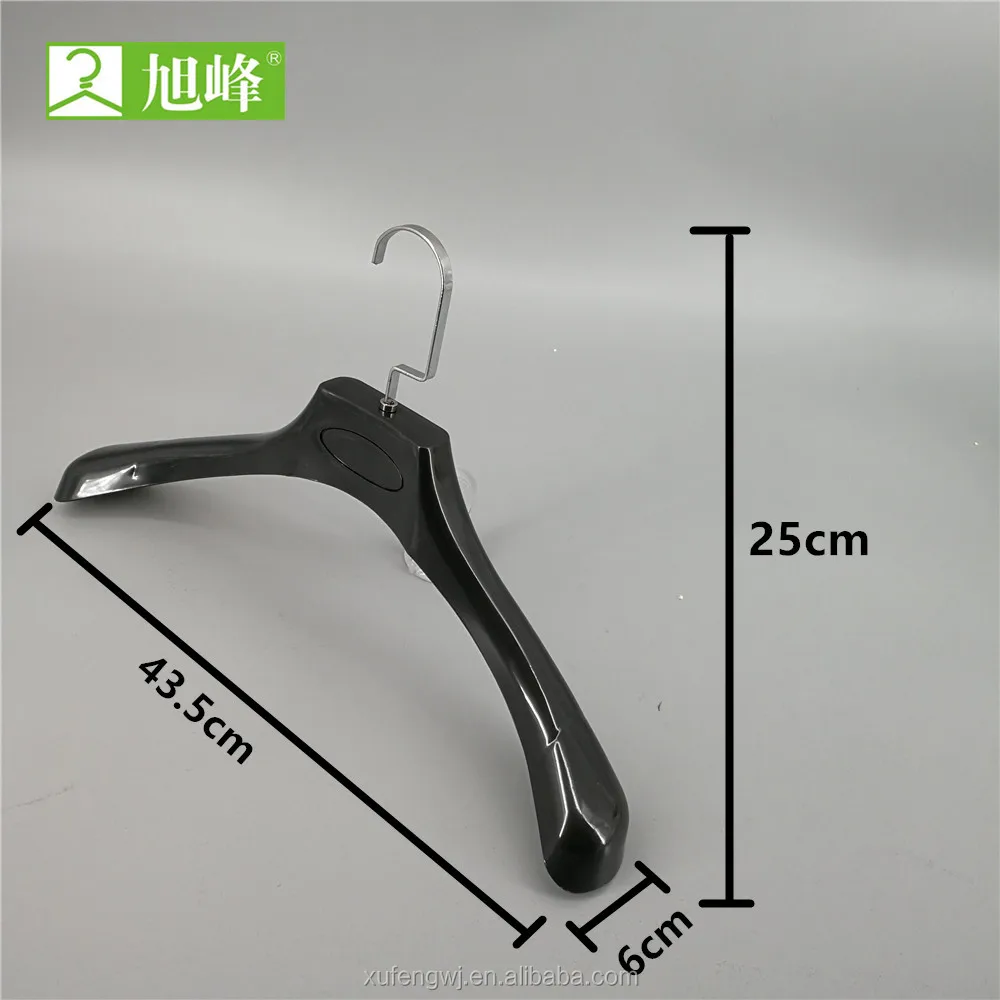 Upscale Suit large plastic hanger for overcoat for shopping mall Non-slip Changeable hook Xufeng