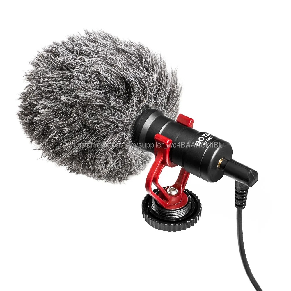 BOYA BY-MM1 cardioid smartphone and DSLR microphone