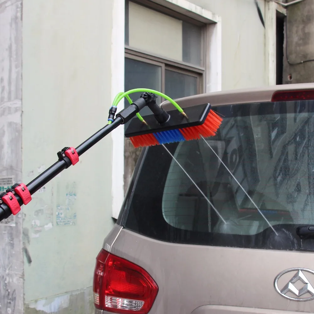 Window Cleaning Pole with Twist Flip Clamp Locking aluminum telescopic handle