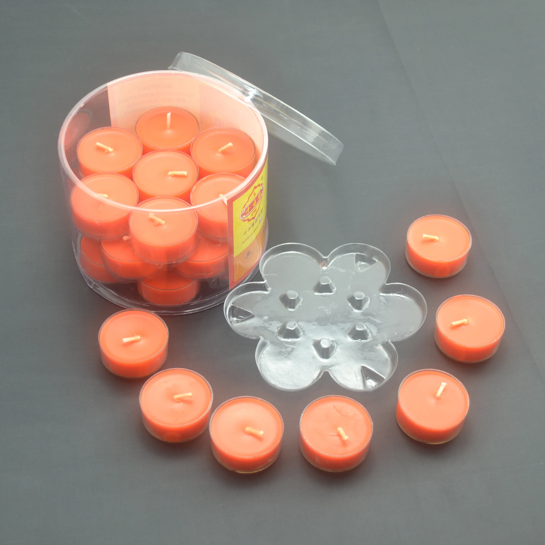 Wholesale Custom High Quality Clear Transparent Plastic Packing Cylinder Wax Melts Candle Jar Packaging Boxes Container with Lid