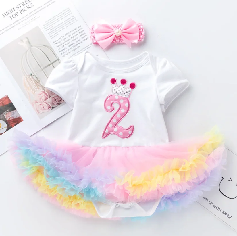 
Classical ballet tutu Child ballet tutu Baby Romper Skirt Two-Pieces Suits Girls Tutus baby first birthday dress tutu 