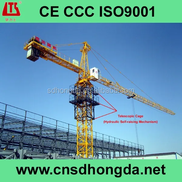 
2015 New Designed Tower Crane QTZ125A(6015) 8T on Sale 
