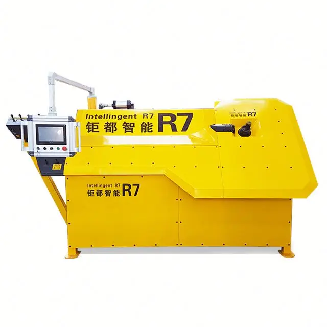 R7 4-10mm round/deformed steel bar bender rebar bending machine price