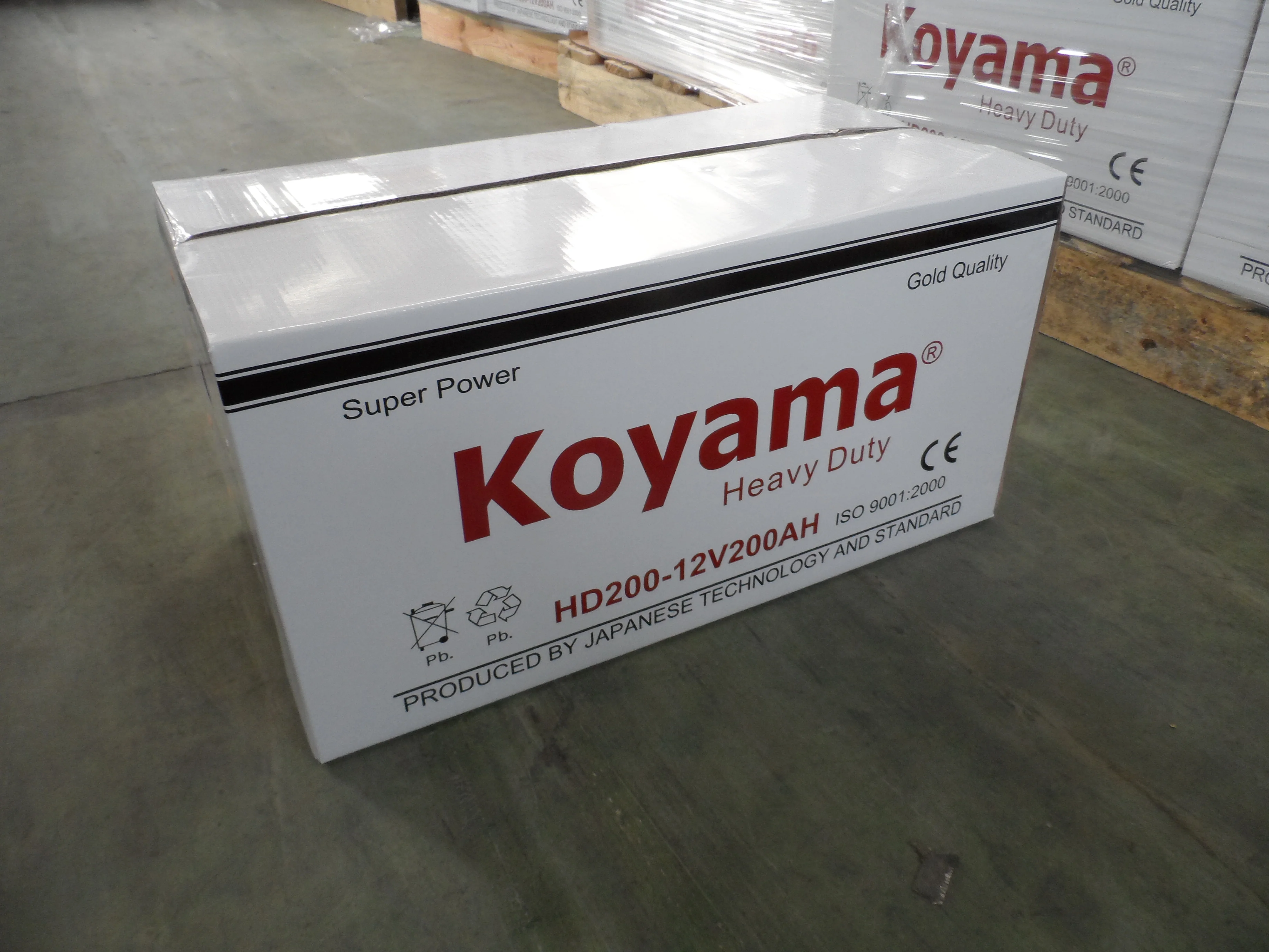 Yemen Market 12V200ah JIS Dry Charge Car Batteries N200