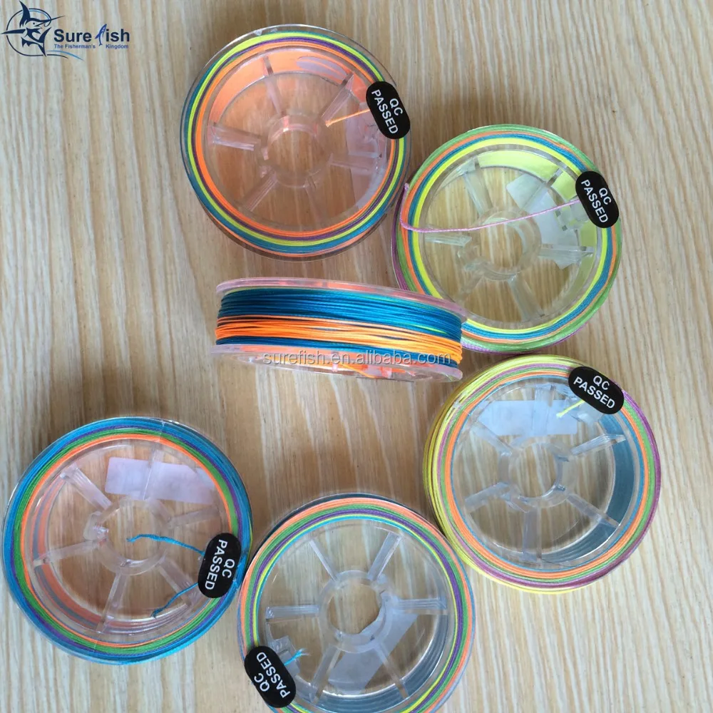 Wholesale price valued 8 woven strands braided fishing line