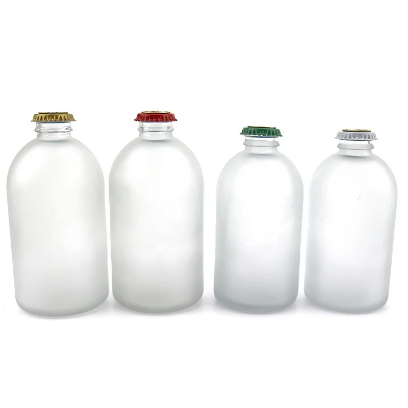 
Vintage 330Ml Stubby Beverage Clear Glass Beer Bottle 